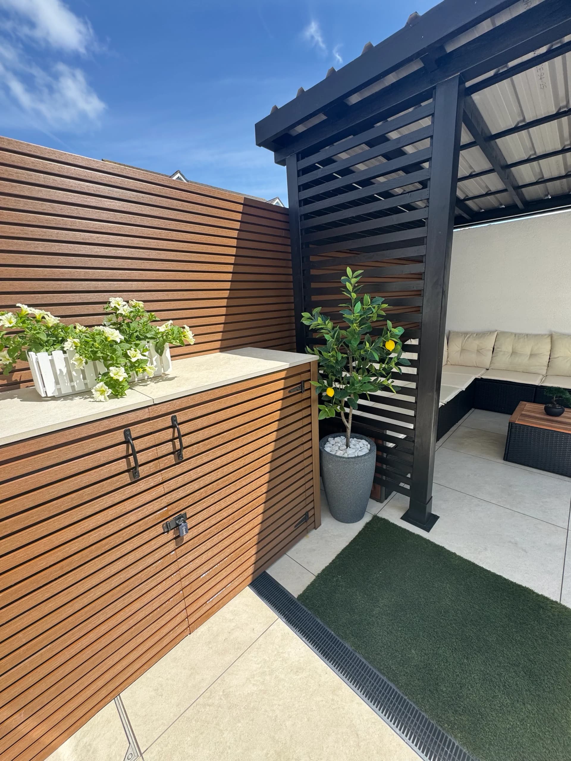 Fencing-composite garden project by HomeZone Garden