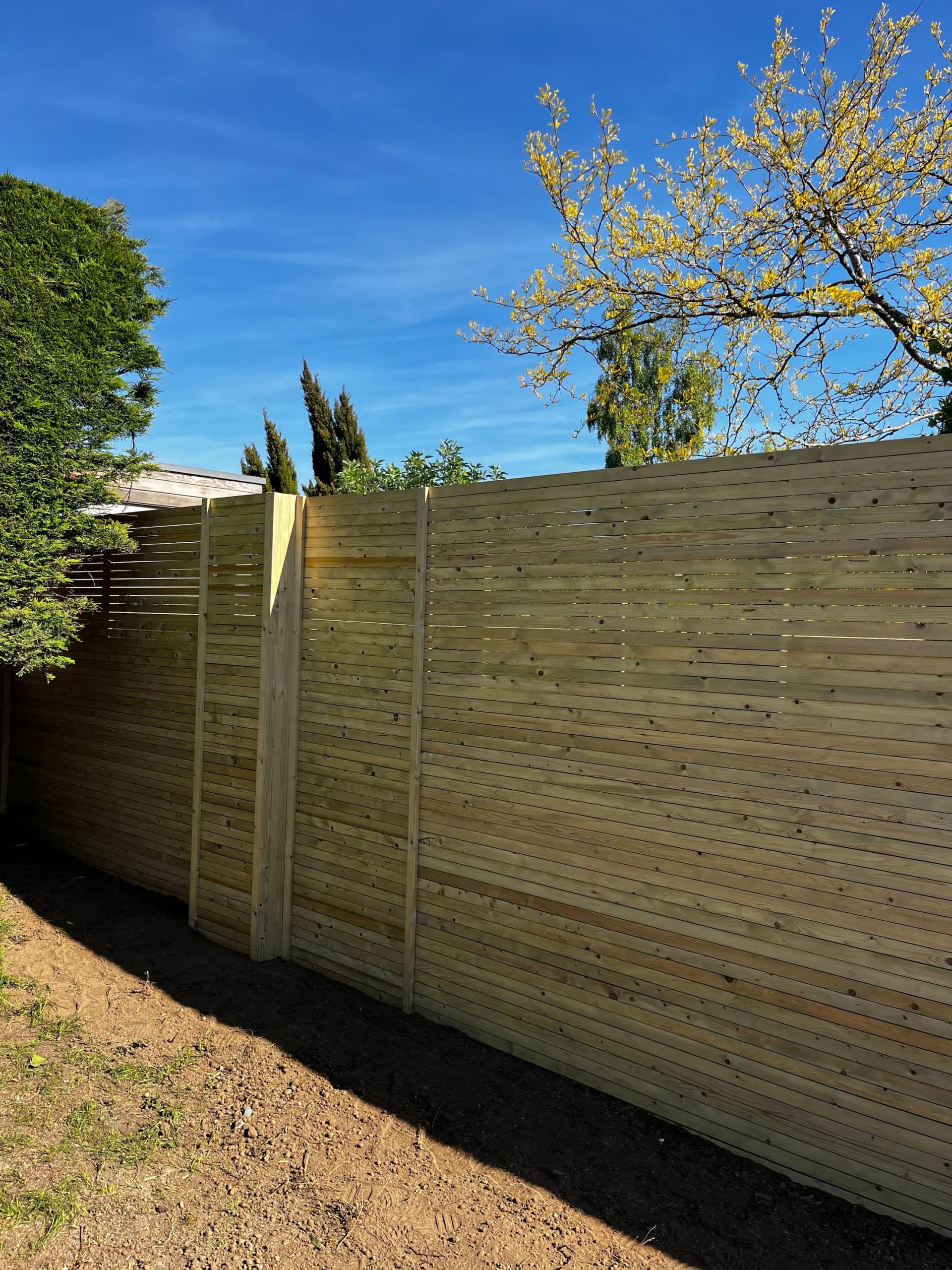 Timber Fencing garden project by HomeZone Garden