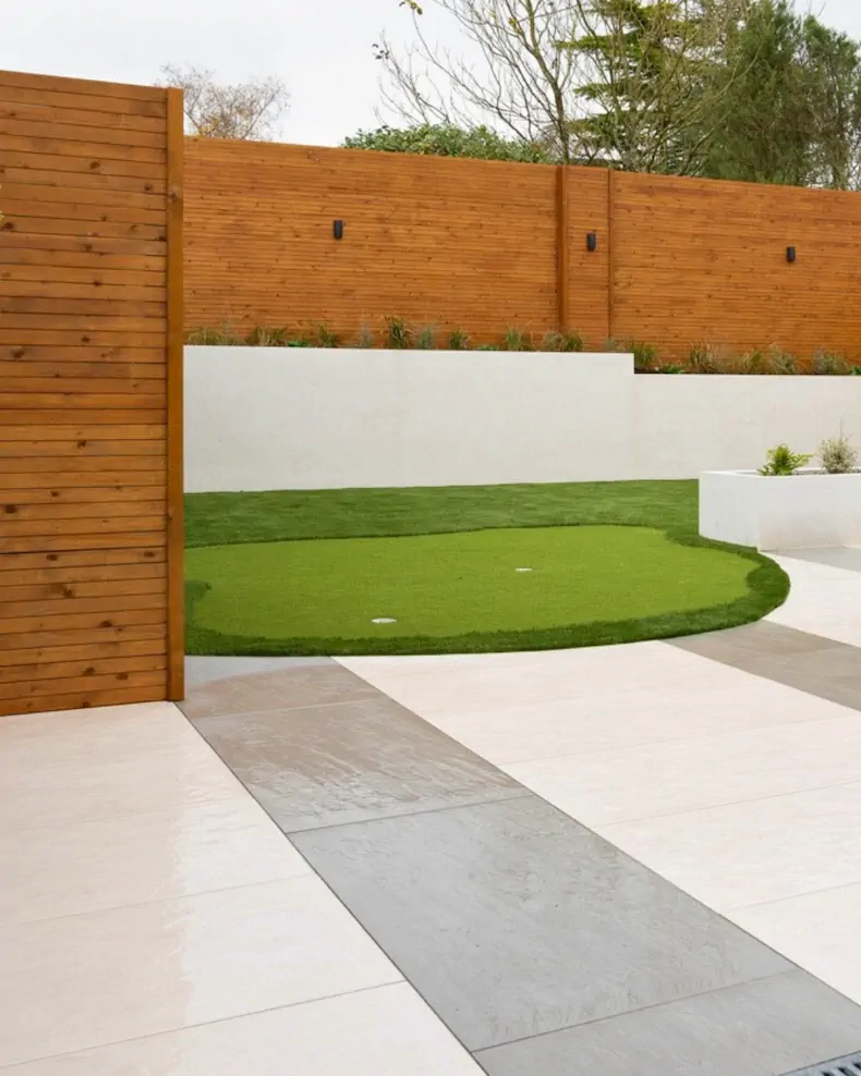 Putting green garden project by HomeZone Garden