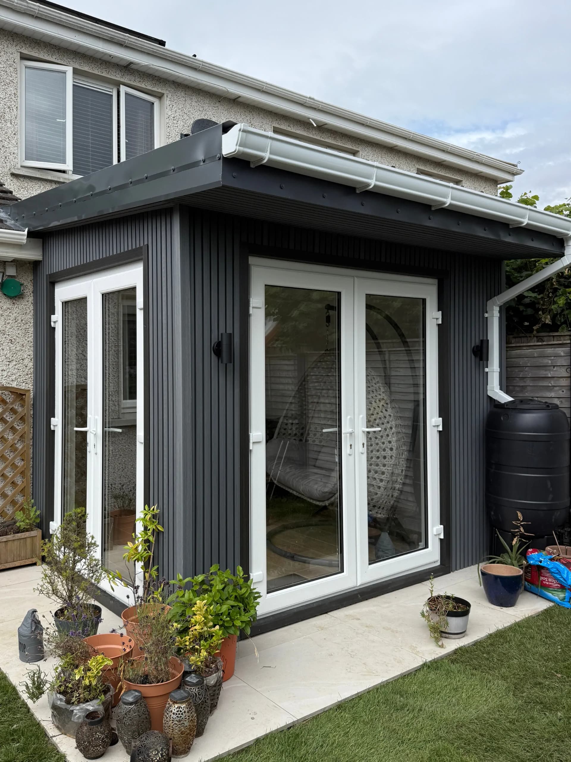 small-house-extension garden room project