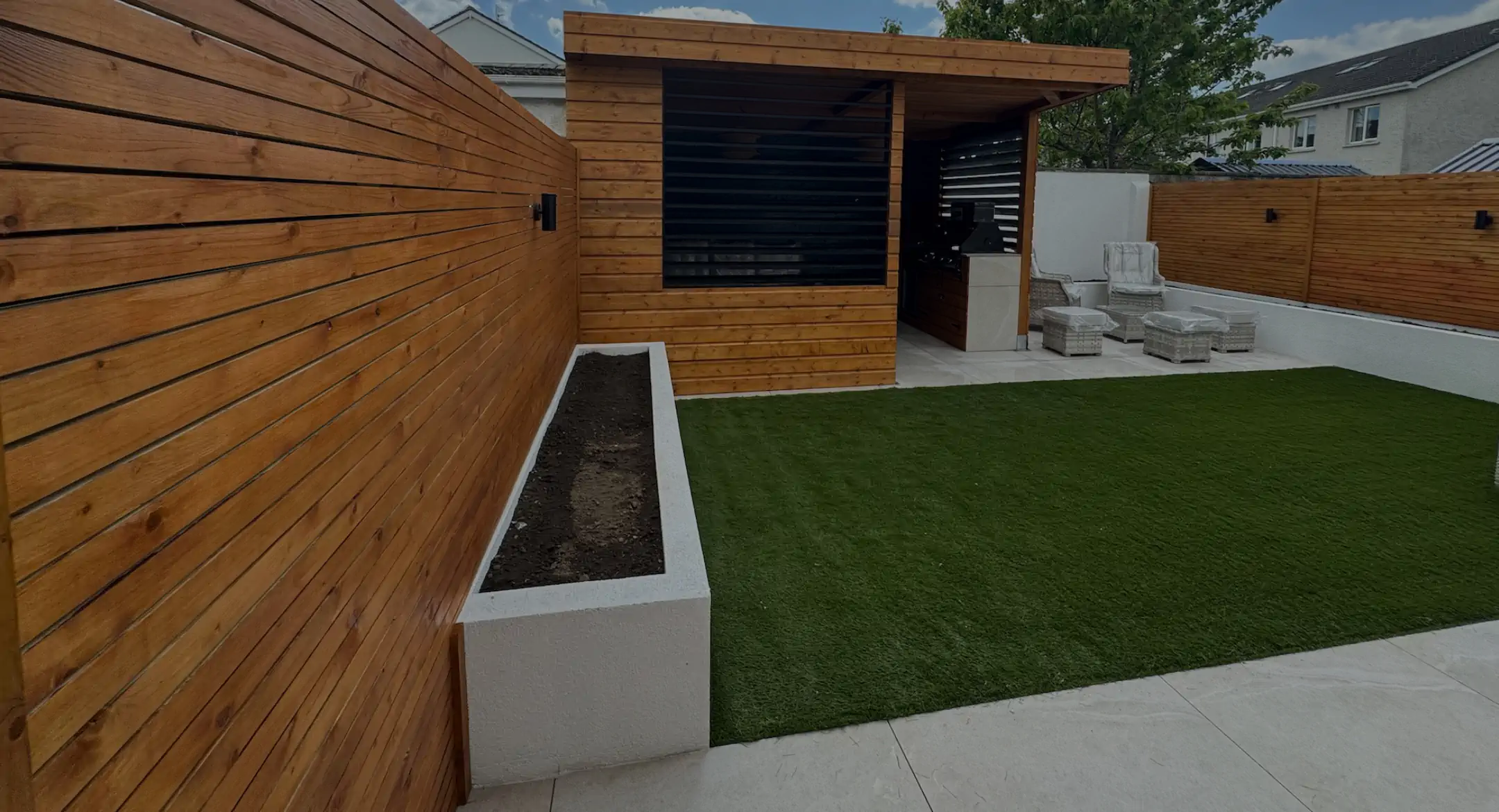 Modern garden design project by HomeZone Garden