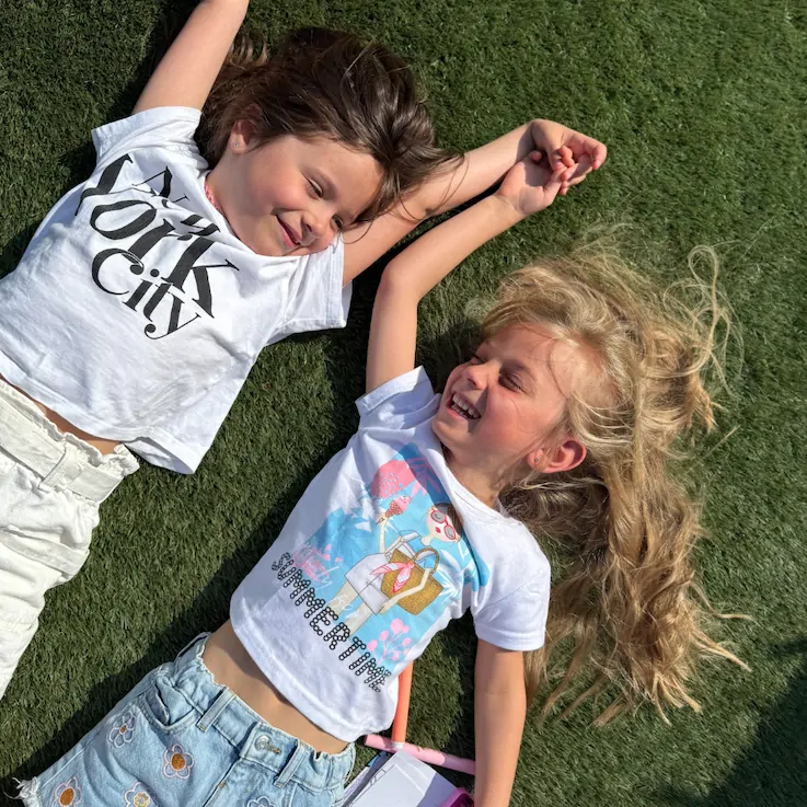 Child-friendly artificial grass play area