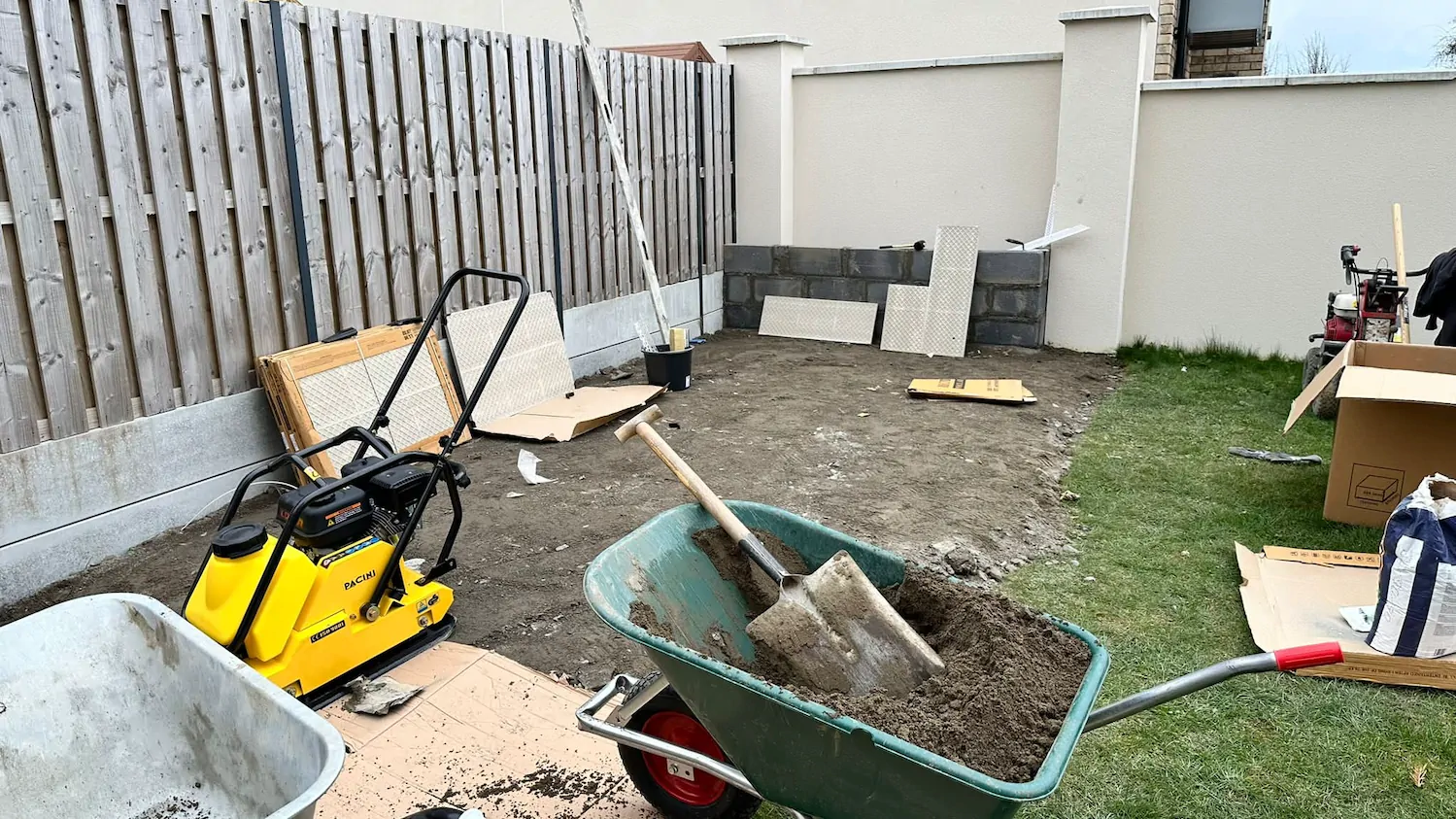 Patio Paving Front Project 11