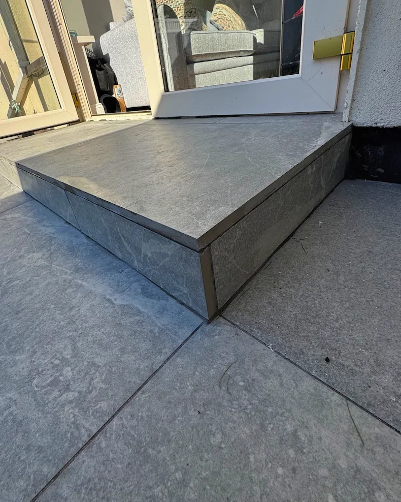 Patio Paving Front Project 13