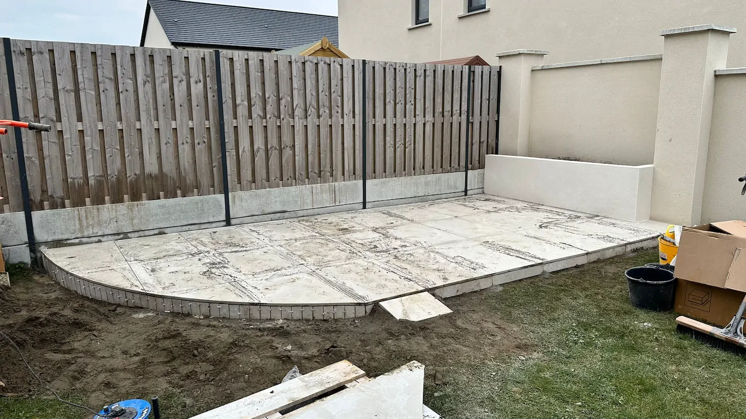 Patio Paving Front Project 9