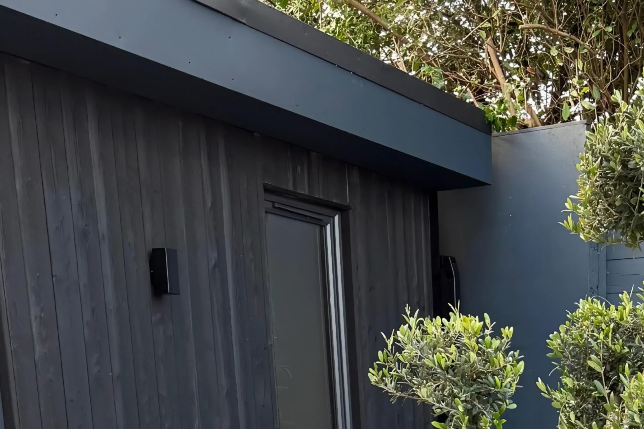 Insulated garden room with double glazed windows